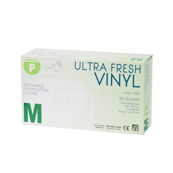 Vinyl Gloves Clear - Powdered 